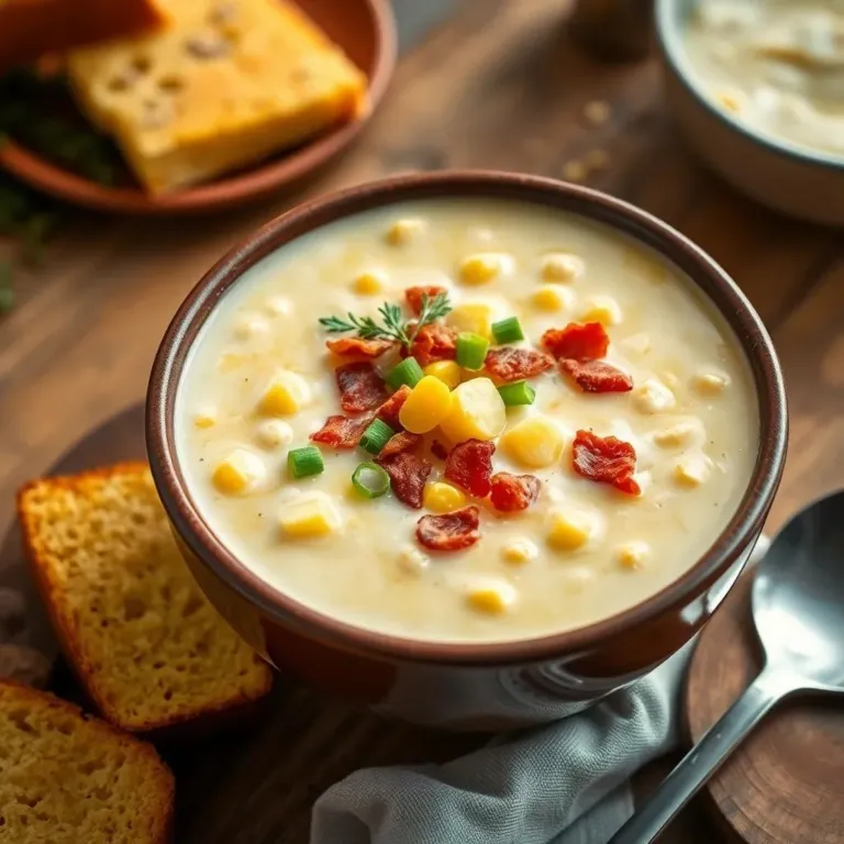 Corn Chowder with Bacon Recipe: A Delicious Comfort Food