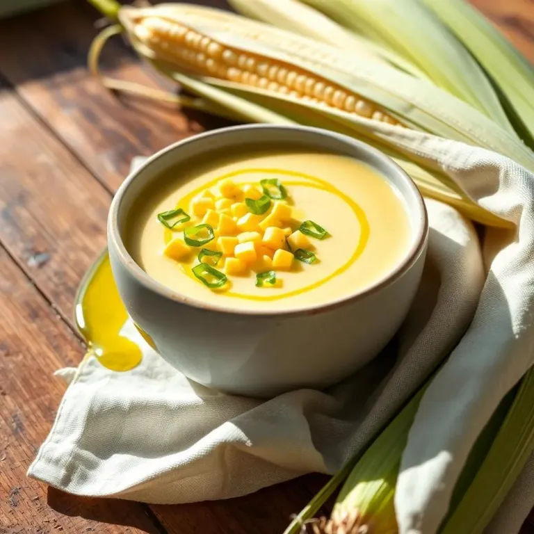 Refreshing Cold Corn Soup Recipe for Summer