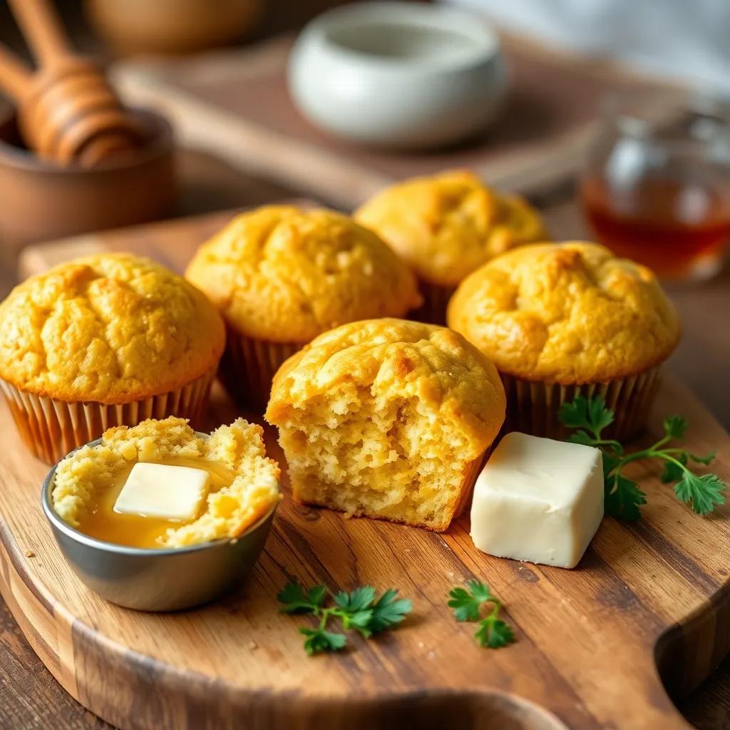 Delicious Cornbread Muffins Recipe