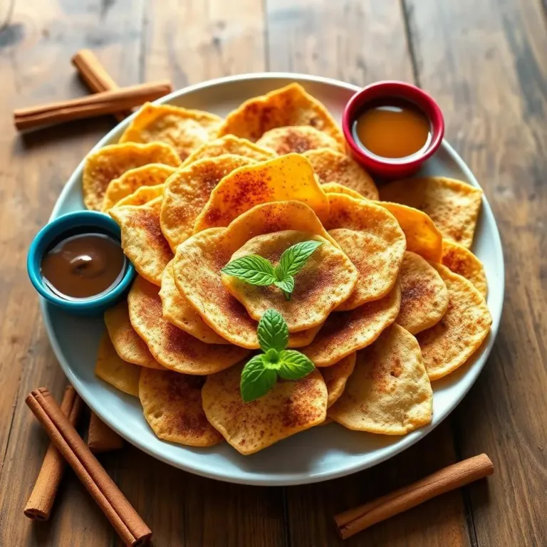 Cinnamon Sugar Tortilla Crisps Recipe