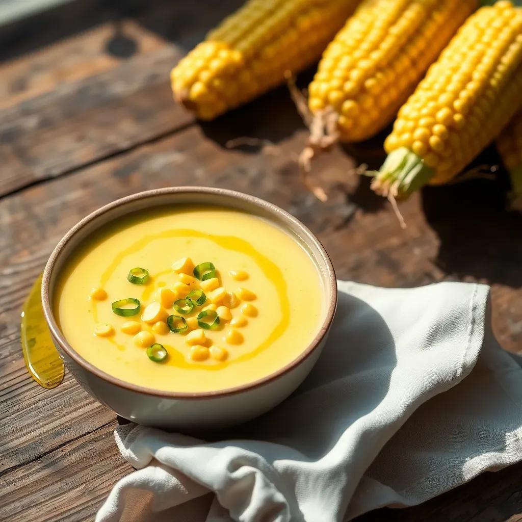 Refreshing Cold Corn Soup Recipe for Summer