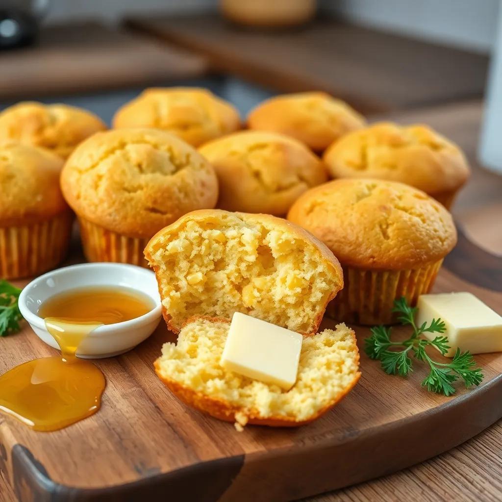 Delicious Cornbread Muffins Recipe