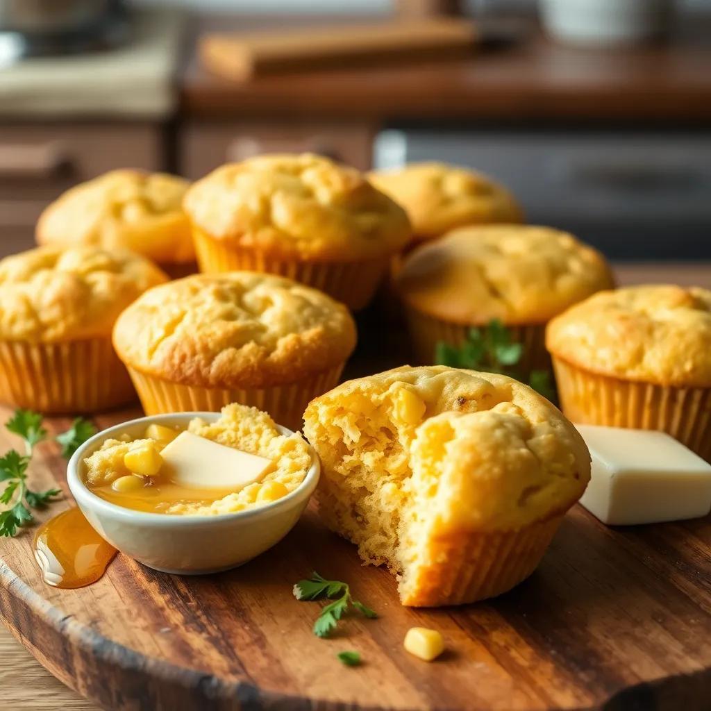 Delicious Cornbread Muffins Recipe