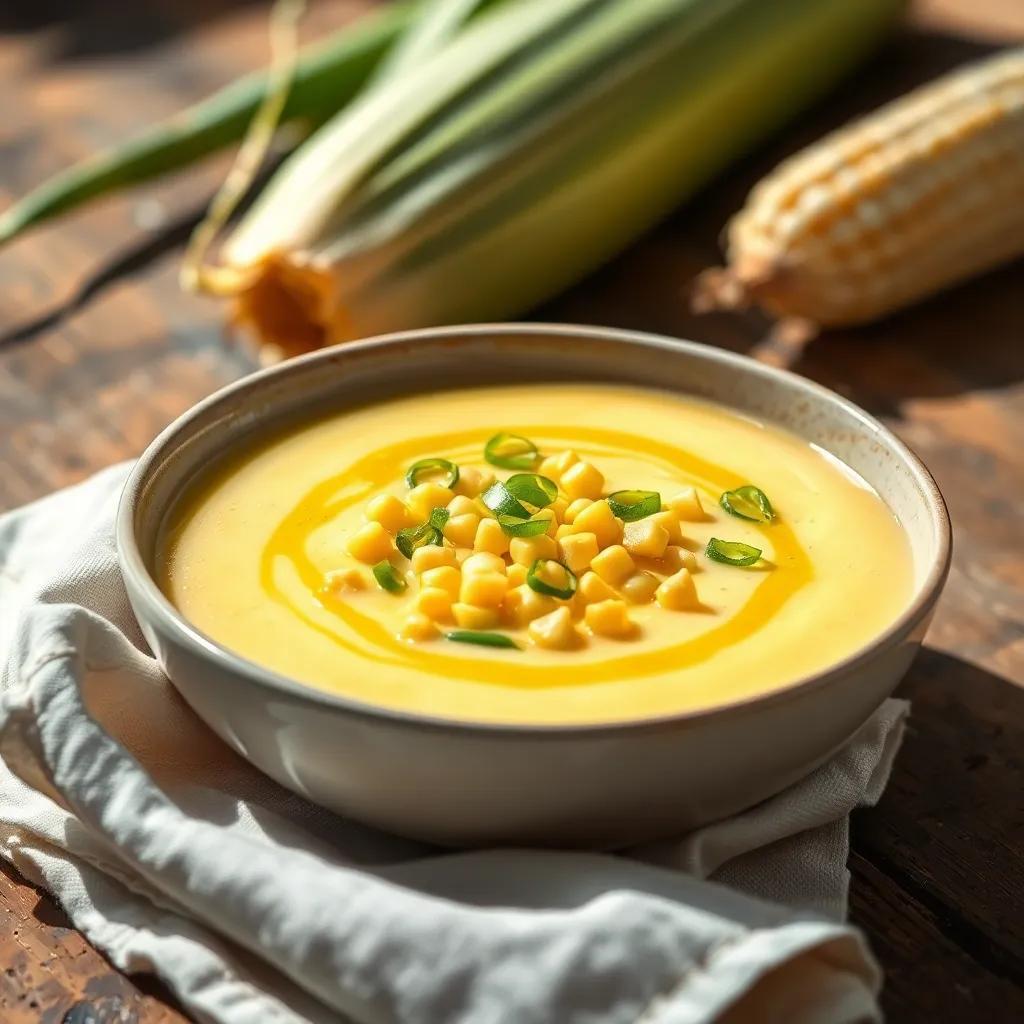 Refreshing Cold Corn Soup Recipe for Summer