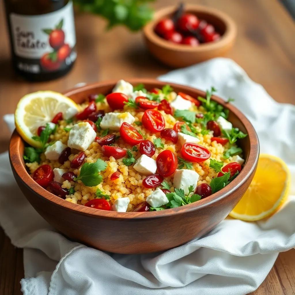 Couscous Salad with Feta Cheese Recipe