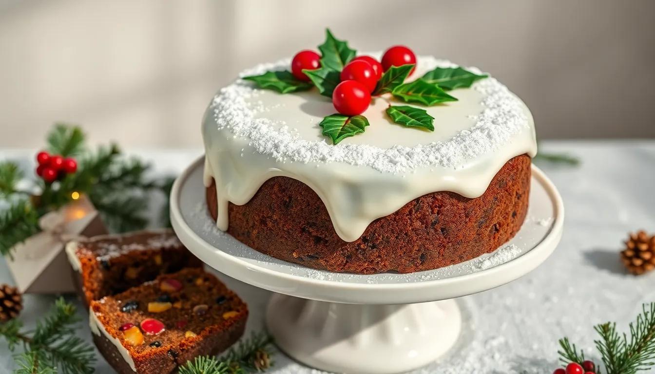 Easy Moist Christmas Fruit Cake Recipe