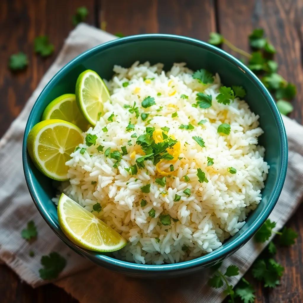 Coconut Lime Cilantro Rice Recipe