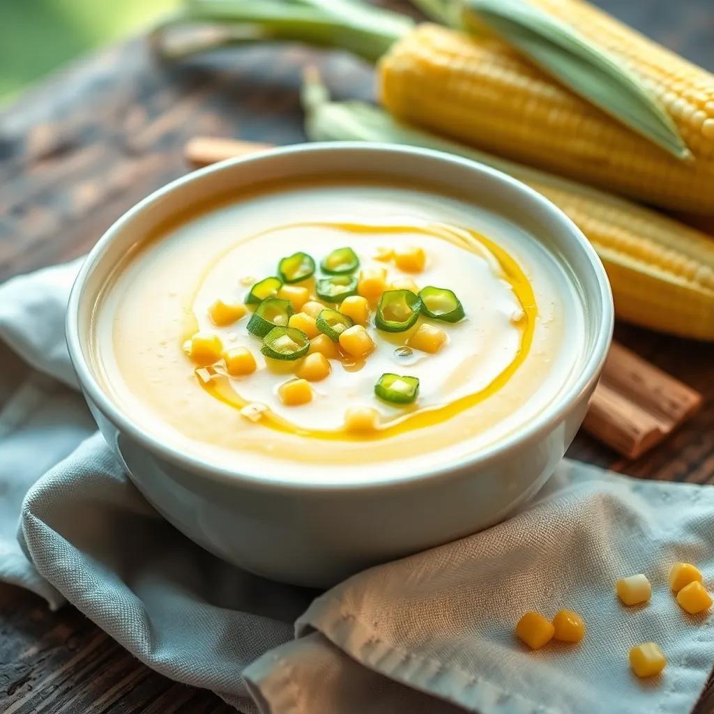 Refreshing Cold Corn Soup Recipe for Summer