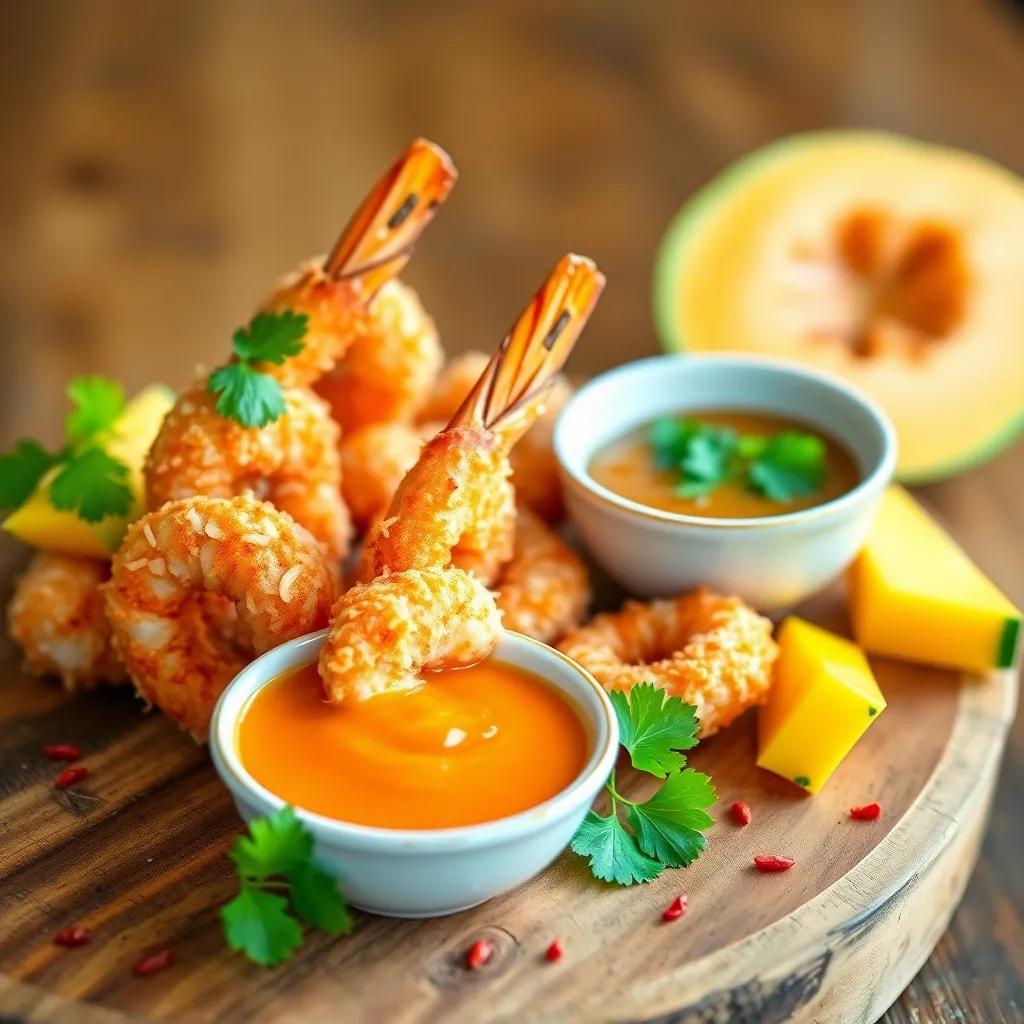 Coconut Shrimp with Spicy Thai Mango Sauce Recipe