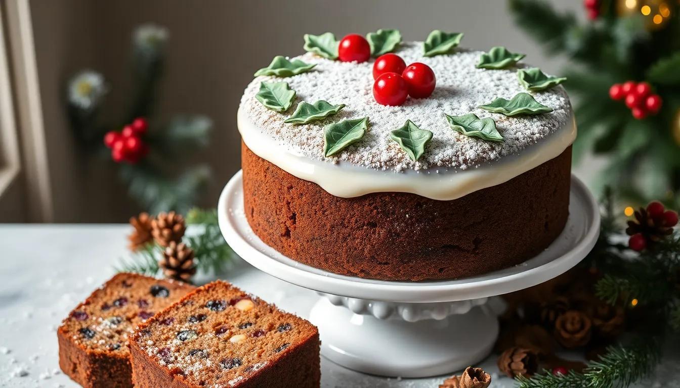 Easy Moist Christmas Fruit Cake Recipe