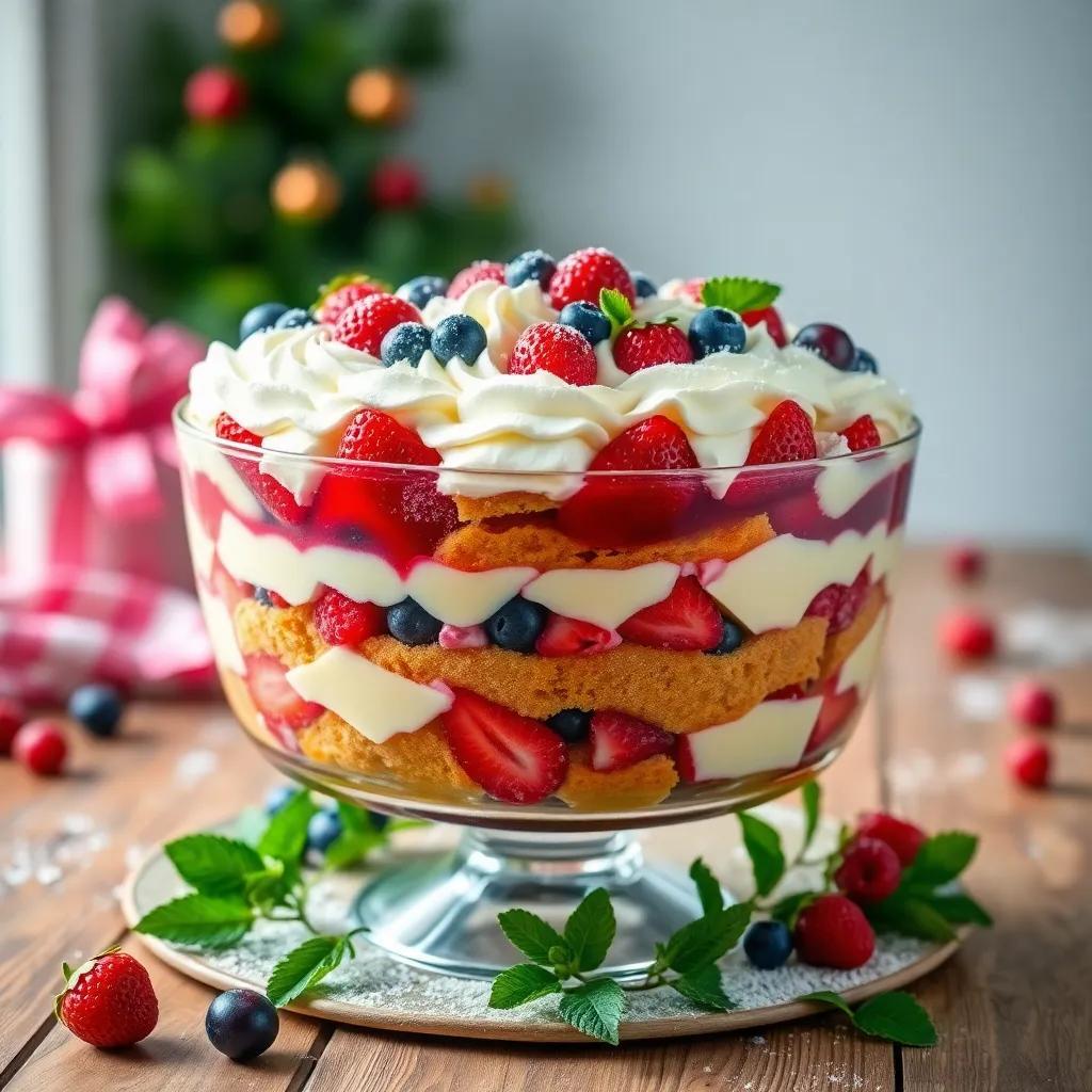 Easy Christmas Trifle Recipe