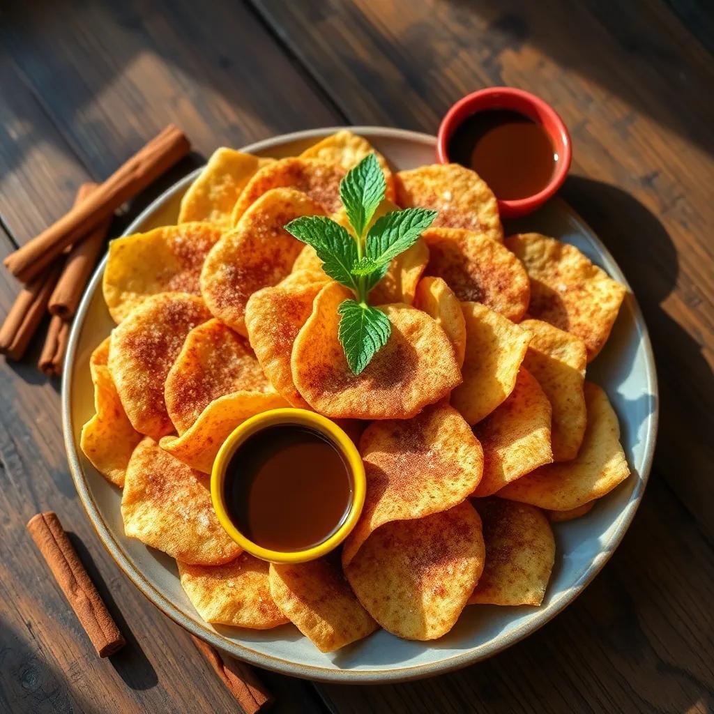 Cinnamon Sugar Tortilla Crisps Recipe