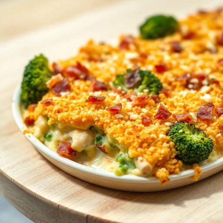 Creamy Bacon Chicken and Broccoli Bake Recipe