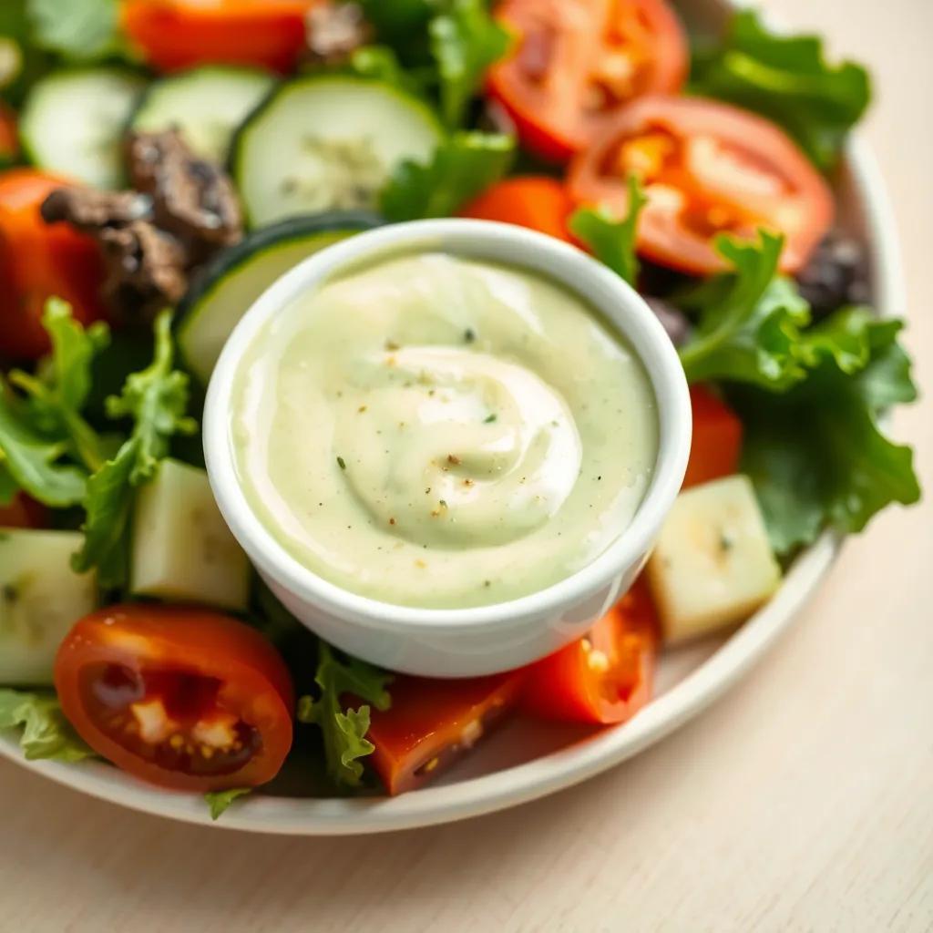 Creamy ​Avocado Salad Dressing ​Recipe