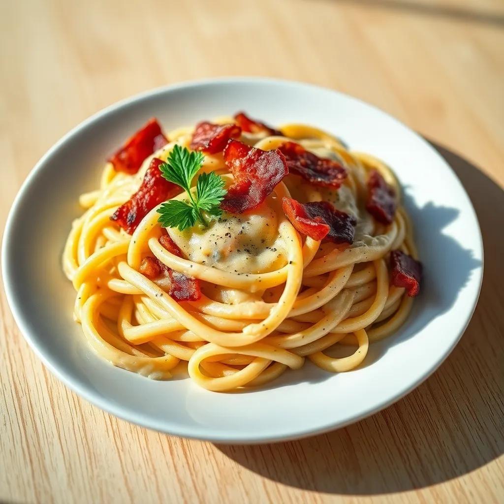 Creamy Chicken‌ and Bacon Pasta Recipe