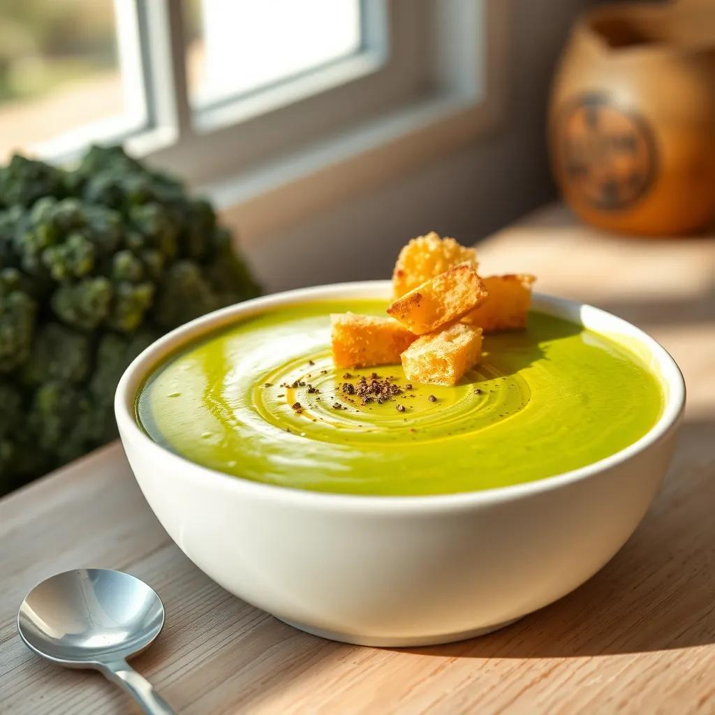 Creamy Healthy Broccoli Soup Recipe