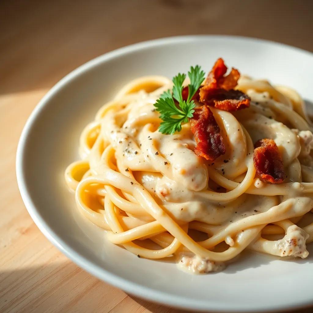 Creamy ⁤Chicken‍ and Bacon Pasta‌ Recipe