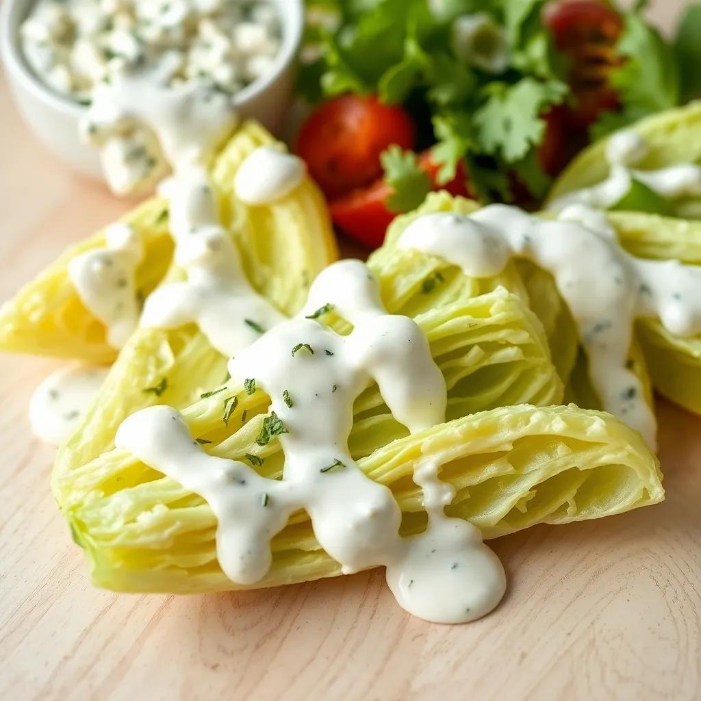 Creamy Feta ⁢dressing ​for Iceberg Wedges