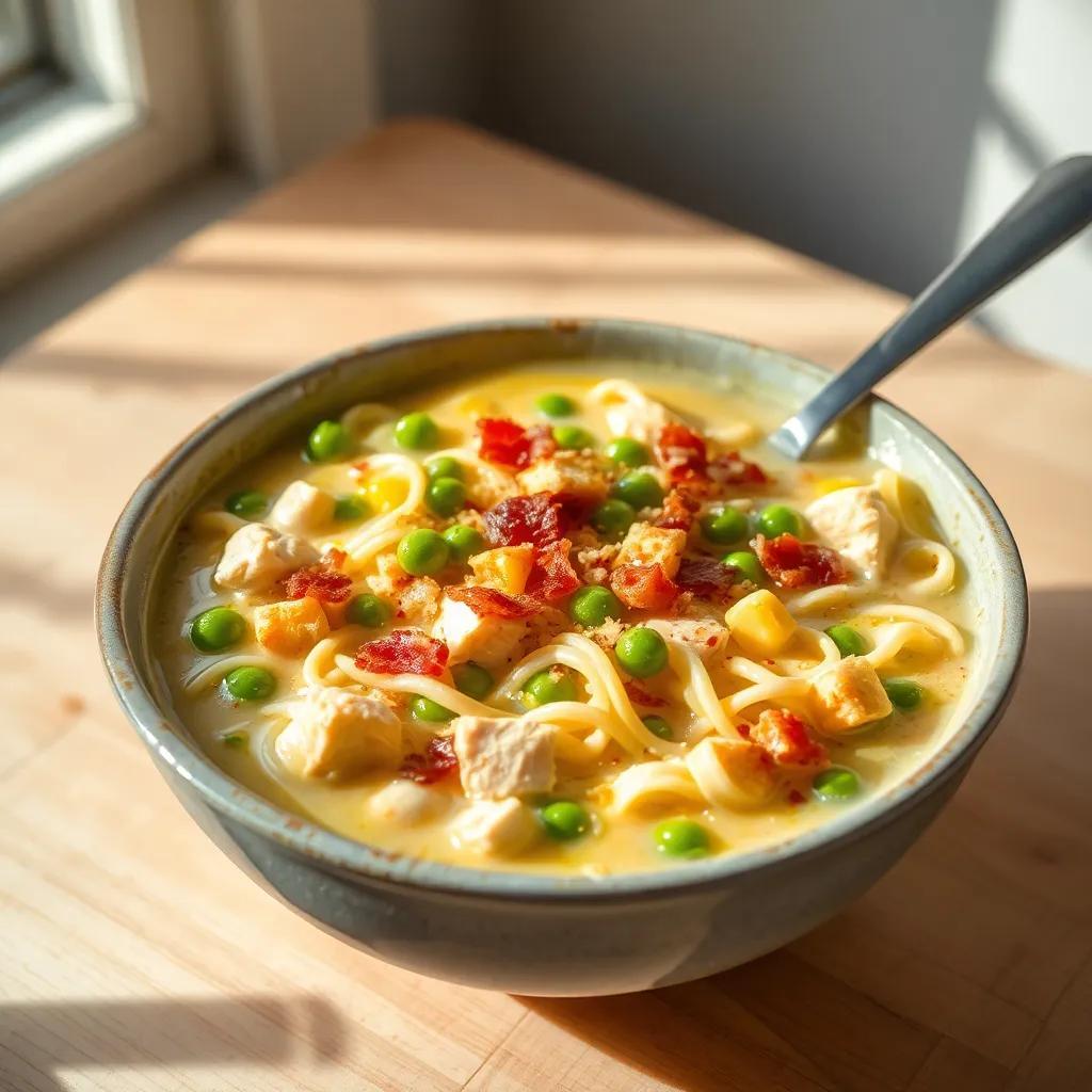 Creamy Chicken Noodle Soup Recipe